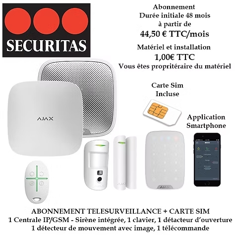 alarme pas cher Securitas